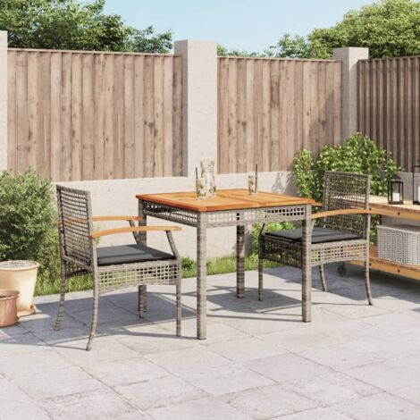 Garden Dining Set Grey vidaXL (1/5)