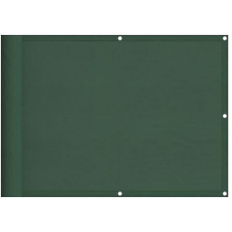 Balcony Screen Dark Green 75x700 cm 100% Polyester Oxford vidaXL