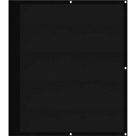 Balcony Screen Black 120x1000 cm 100% Polyester Oxford vidaXL