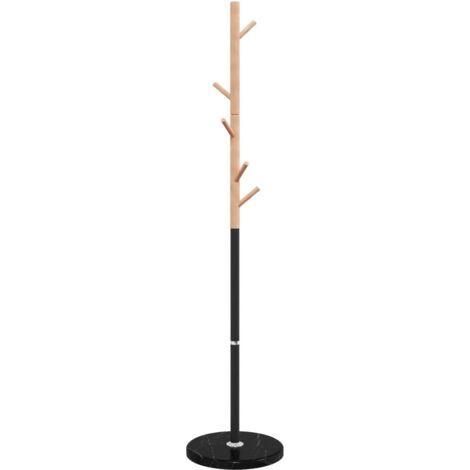 Coat Stand Black 172 cm Powder-coated Iron vidaXL (1/5)