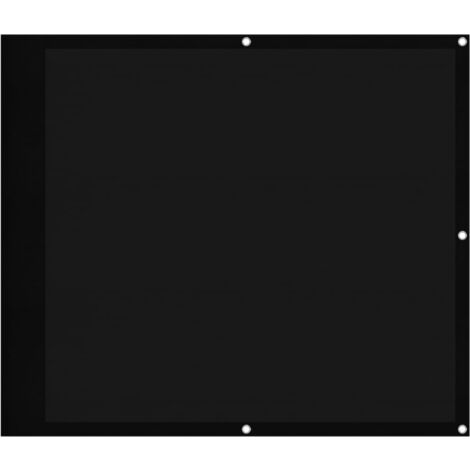 Balcony Screen Black 90x800 cm 100% Polyester Oxford vidaXL