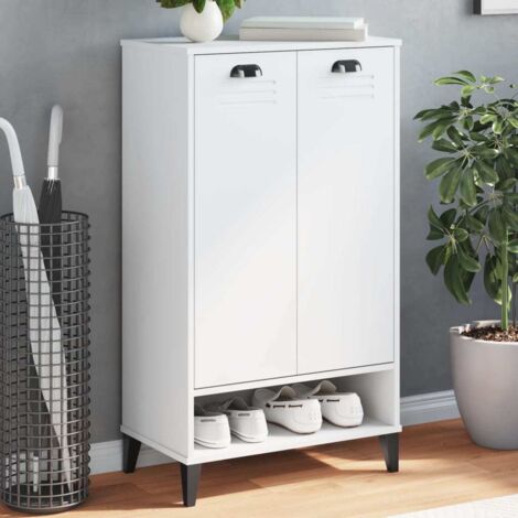 Shoe Cabinet VIKEN White Engineered Wood vidaXL (1/5)