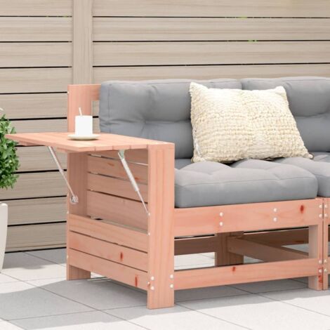 Garden Sofa  Natural wood  Solid Douglas wood vidaXL