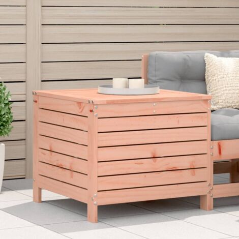 Garden Footstool Natural wood Solid Douglas Fir wood Standard vidaXL