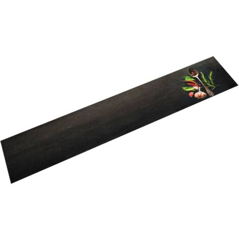Kitchen Rug Washable Spices 60x300 cm Velvet vidaXL