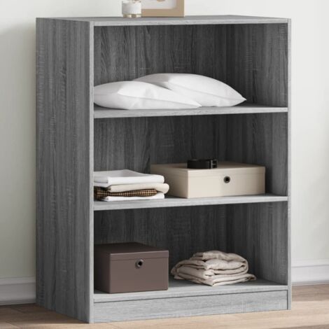 Wardrobe Grey Sonoma 77x48x102 cm Engineered Wood vidaXL (1/5)