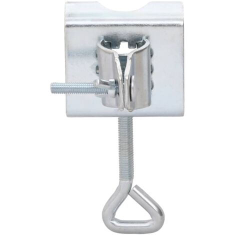 Umbrella Clamps for Balcony 2 pcs 32 mm Galvanised Steel vidaXL