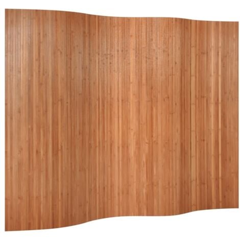 Room Divider Brown 165x250 cm Bamboo vidaXL
