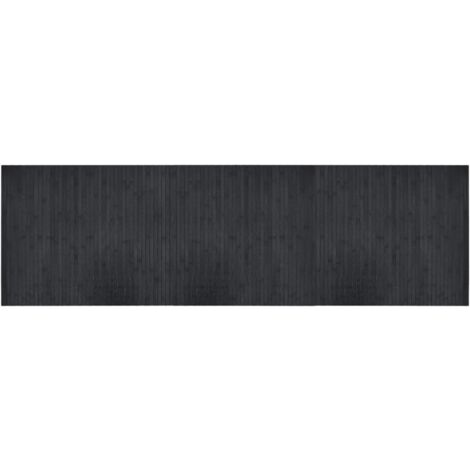 Rug Rectangular Grey 60x200 cm Bamboo vidaXL (1/5)