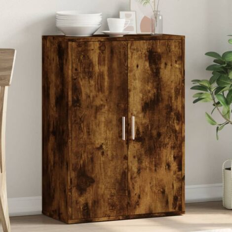 Sideboard Smoked Oak 60x31x84 cm Engineered Wood vidaXL