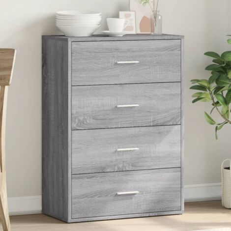 Sideboard Grey Sonoma 60x31x84 cm Engineered Wood vidaXL (1/5)