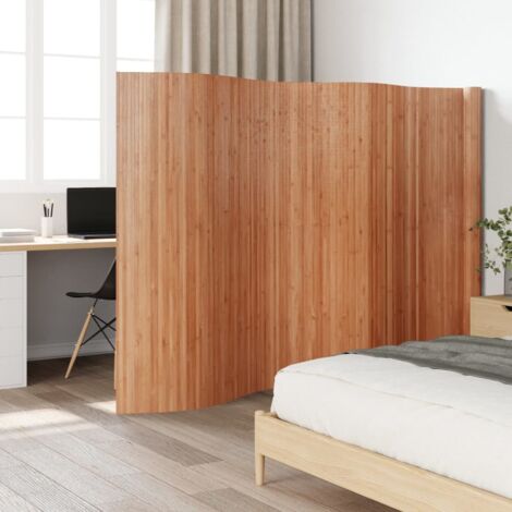 Room Divider Natural 165x600 cm Bamboo vidaXL