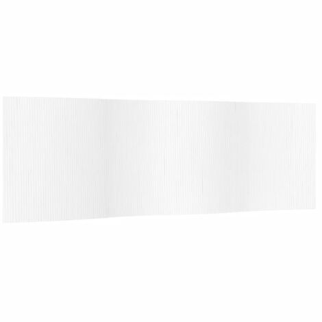 Room Divider White 165x600 cm Bamboo vidaXL