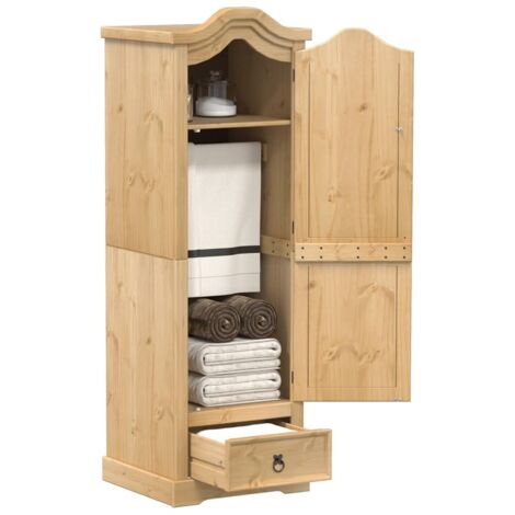 Wardrobe Corona 55x52x170 cm Solid Wood Pine vidaXL