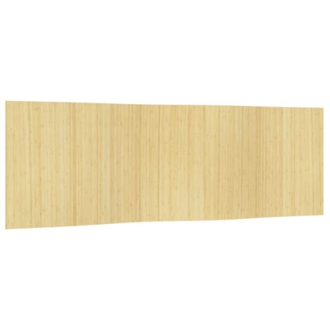 Room Divider Light Natural 165x600 cm Bamboo vidaXL