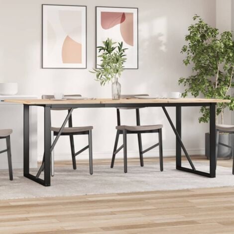 Dining Table Legs O-Frame 160x80x73 cm Steel vidaXL