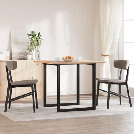Dining Table Legs O-Frame 60x60x73 cm Steel vidaXL (1/5)