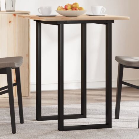 Dining Table Legs O-Frame 40x40x73 cm Steel vidaXL