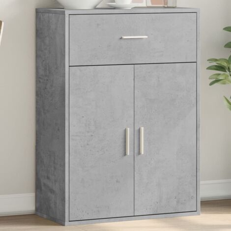 Sideboard Concrete Grey 60x30x84 cm Engineered Wood vidaXL