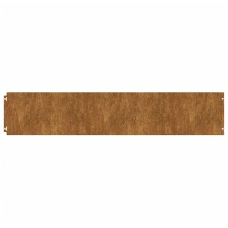 Lawn Edgings 10 pcs 20x103 cm Flexible Corten steel vidaXL