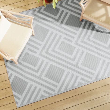 Outdoor Carpet ARAKIL Grey 160x230 cm PP vidaXL