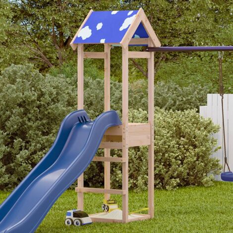 Play Tower 52.5x46.5x195 cm Solid Wood Pine vidaXL