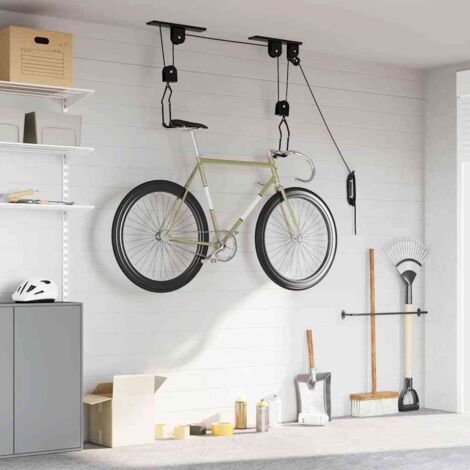 Bike Hoists with Ceiling Mount 2 pcs 20 kg vidaXL