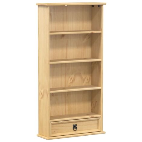 CD Cabinet Corona 52x17.5x103 cm Solid Wood Pine vidaXL (1/5)
