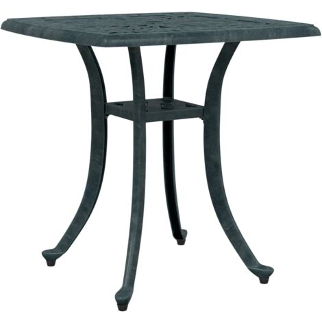 Garden Table Green 53x53x53 cm Cast Aluminium vidaXL (1/5)