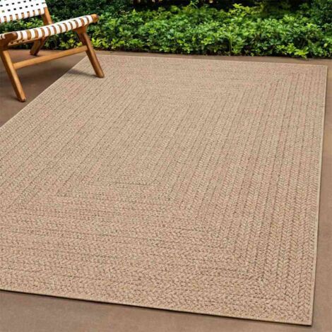 Rug ZIZUR 80x250 cm Jute Look Indoor and Outdoor vidaXL