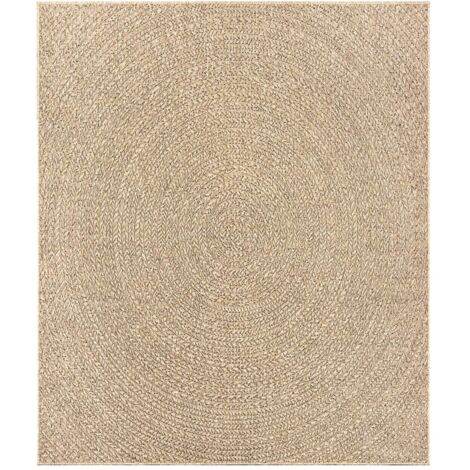 Rug ZIZUR 240x340 cm Jute Look Indoor and Outdoor vidaXL