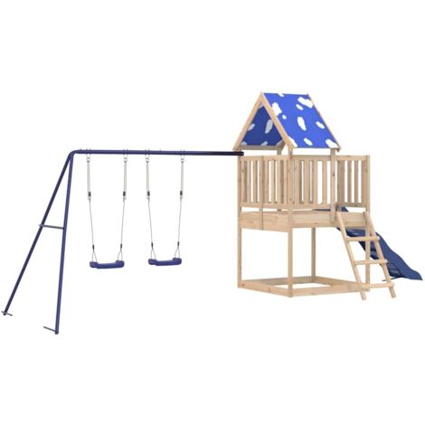Outdoor Playset Solid Wood Pine vidaXL