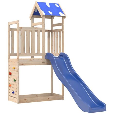 Outdoor Playset Solid Wood Pine vidaXL (1/5)