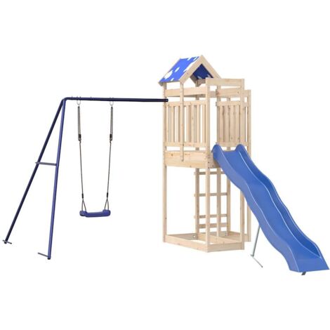 Outdoor Playset Solid Wood Pine vidaXL (1/5)