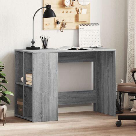 Desk Grey Sonoma 102x50x75 cm Engineered Wood vidaXL (1/5)