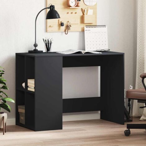 Desk Black 102x50x75 cm Engineered Wood vidaXL (1/5)