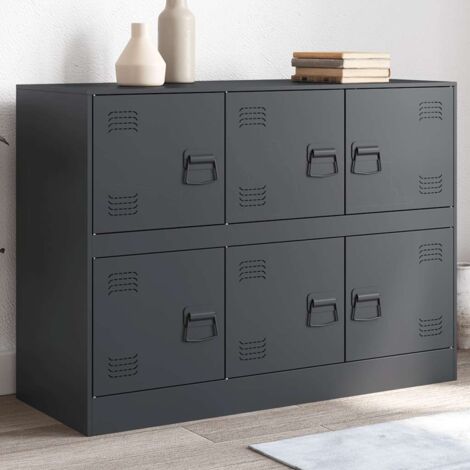 Sideboard Anthracite 99x39x73 cm Steel vidaXL