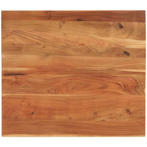 vidaXL Table Top 90x80x3.8 cm Rectangular Solid Wood Acacia