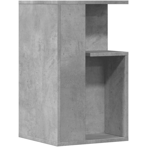 Side Table Concrete Grey 35x35x60 cm Engineered Wood vidaXL