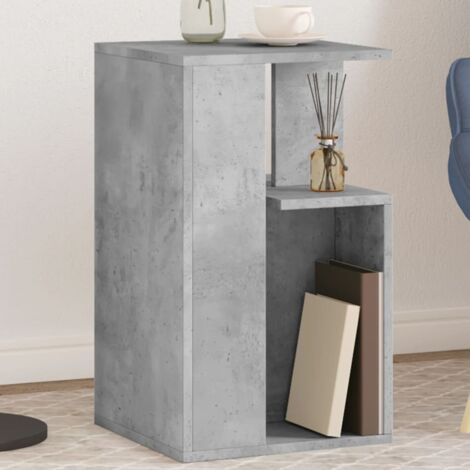 Side Table Concrete Grey 35x35x60 cm Engineered Wood vidaXL