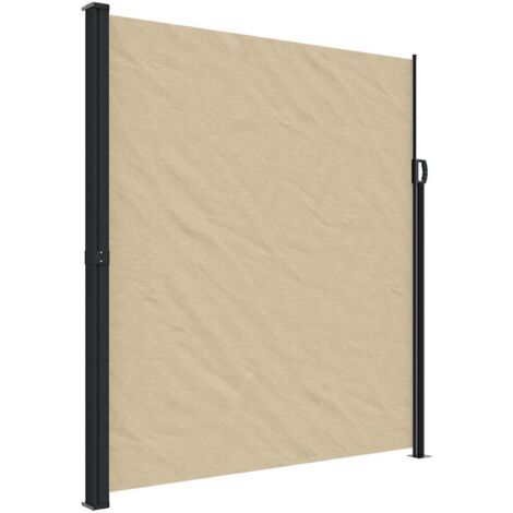 Retractable Side Awning Beige 220x300 cm vidaXL