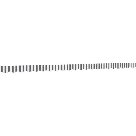 Replacement Fabric for Awning Valance Anthracite and White Stripe 5 m vidaXL