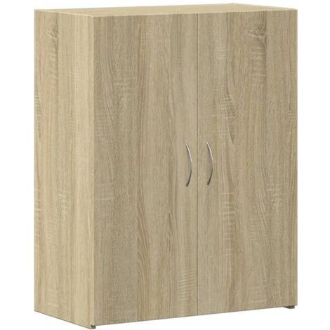 File Cabinet Sonoma Oak 60x32x77.5 cm Engineered Wood vidaXL