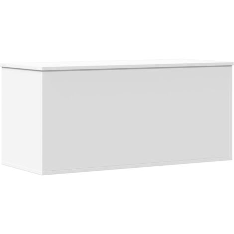 Storage Box White 100x42x46 cm Engineered Wood vidaXL
