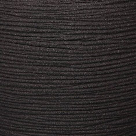 Vase Nature Rib Ball 40x32 cm Black KBLR270 Capi