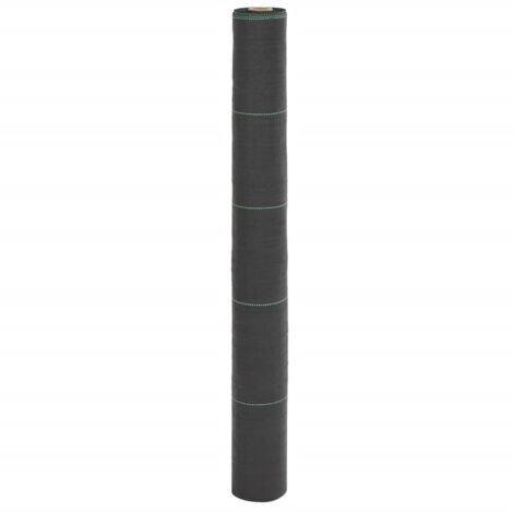 Weed Membrane Black 1x25 m PP vidaXL