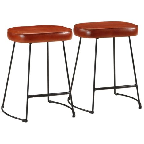 Bar Stools 2 pcs Dark Brown 40x29.5x53 cm vidaXL