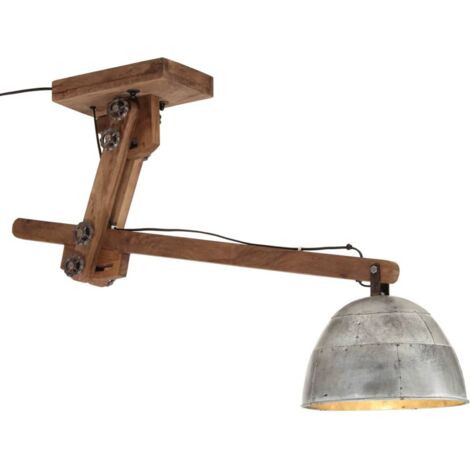 Ceiling Lamp 25 W Vintage Silver 105x30x65-108cm E27 vidaXL (1/5)