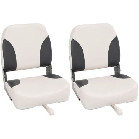 Foldable Boat Seats 2pcs with High Back 41x36x48 cm vidaXL