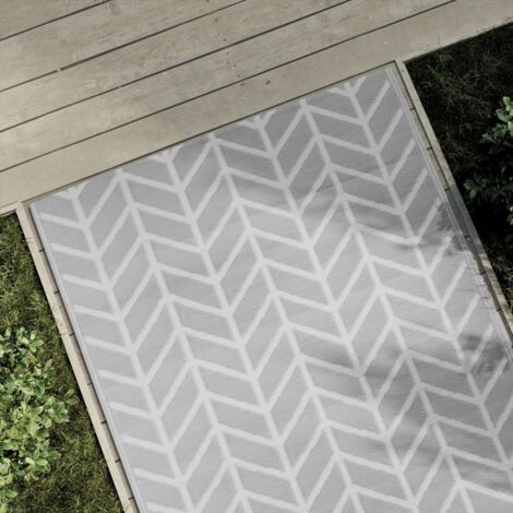 Outdoor Carpet ARAKIL Grey 120x180 cm PP vidaXL